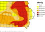 The area of extreme drought in Iowa is larger than it’s been all year. (Courtesy of U.S. Drought Monitor)